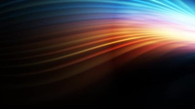 Soyut çok renkli tüy dans animasyonu