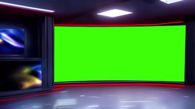 Gelişmiş 3D Etkileşimli Habercilik Sanal Haber Stüdyosu