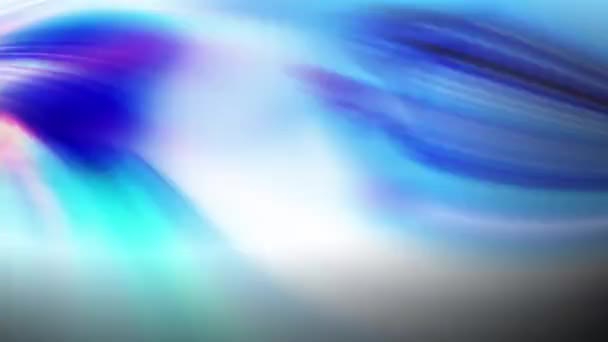 Resumen Color Arco Iris Transición Hebras Swoosh — Vídeos de Stock