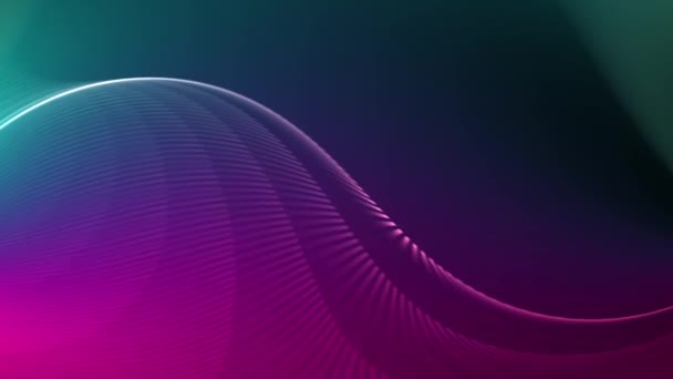 Multicolor Circling Light Rays Swoosh Effect Animation — Stock video