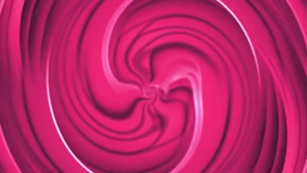 Sferyczny Różowy Kolor Iluzja Animacja Tło — Wideo stockowe