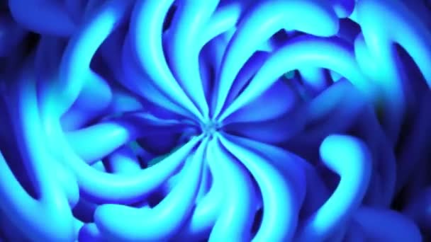 Cielo Blu Fiore Petali Movimento Sfondo Filmato — Video Stock