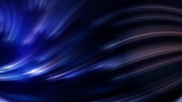 Синий Черный Фон Расплывчатым Дизайном Посередине Сине Белым Вихрем — стоковое видео