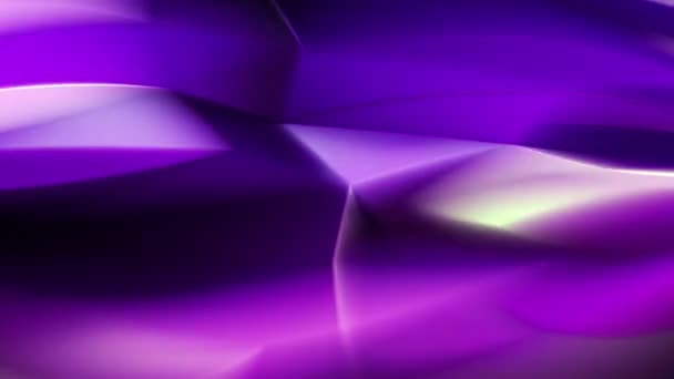 Violett Glühende Blöcke Abstrakten Bewegungshintergrund — Stockvideo