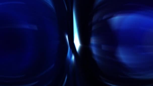 Côtés Bleus Spirale Brins Animation Passage Lumière Milieu — Video