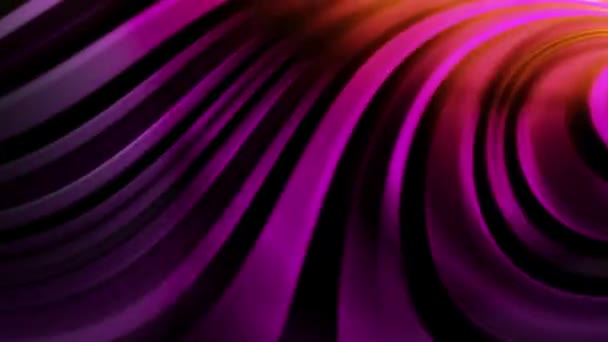 Espiral Beat Ondas Movimiento Color Púrpura Rojo Swoosh Efecto Animación — Vídeos de Stock
