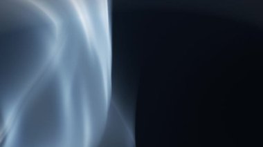 Soyut beyaz duman, siyah arkaplan