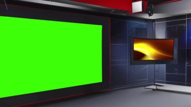 Dinamik Sunumlar için 3D Sanal Haber Stüdyosu