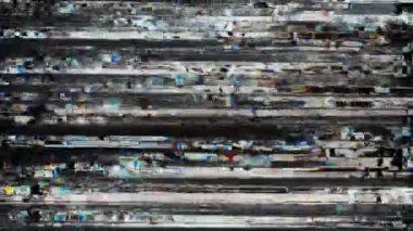 Eşsiz Tasarım. Sinyal kötü. Dijital TV Gürültüsü titreşiyor. 