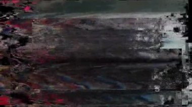 Eşsiz Tasarım. Sinyal kötü. Dijital TV Gürültüsü titreşiyor. 