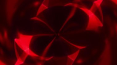 Siyah arkaplan hareket klipli kırmızı dumanlı nebula