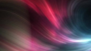 Renkli soyut ince iplikler, kıvrımlı kıvrım etkisi koyu arkaplan üzerinde animasyon