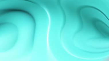 Yeşil parlayan tabakalar soyut canlandırma