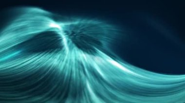 Rüzgâr esintisi mavi soyut animasyon