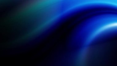 Canlandırma arka planında siyah arkaplan mavi ve yeşil bulanık eğri