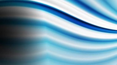 Her iki tarafta dönen beyaz ve mavi iplikler