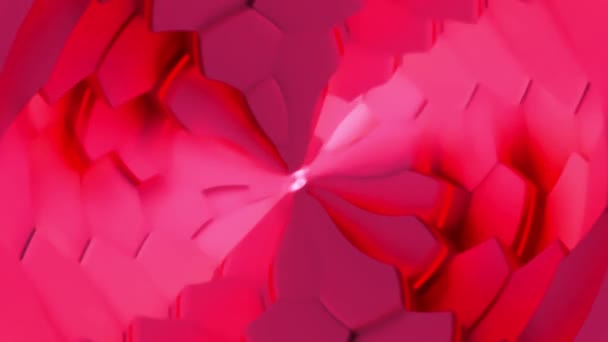 红色纹理块浮动动画背景 — 图库视频影像