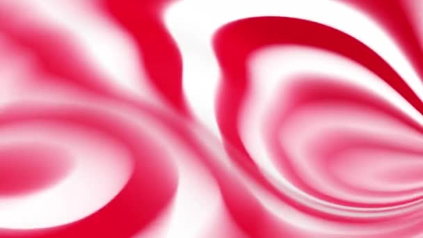 Lollipop Прозрачные Восковые Красные Белые Полосы — стоковое видео
