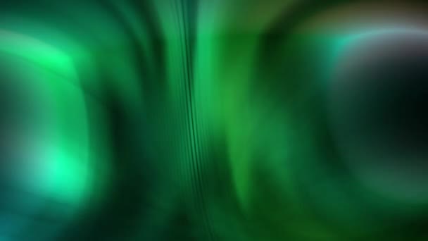 Размытые Зеленые Бирюзово Голубые Поверхности Объекта Дует Резко Друг Друга — стоковое видео
