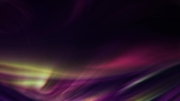 Slow Motion Colorful Nebula Motion Graphics — Stock Video