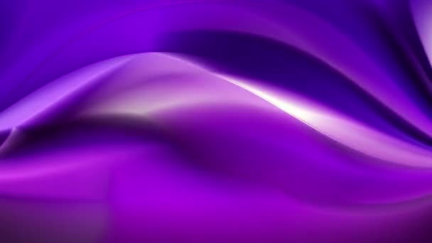 Hermosos Bordes Abstractos Púrpura Brillante Animación Swoosh — Vídeos de Stock