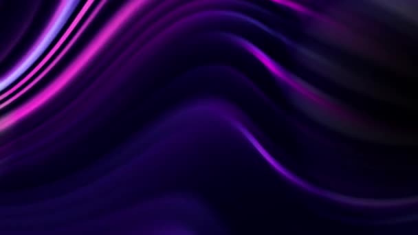 Падающие Пурпурные Дуговые Нити Полоски Анимации — стоковое видео