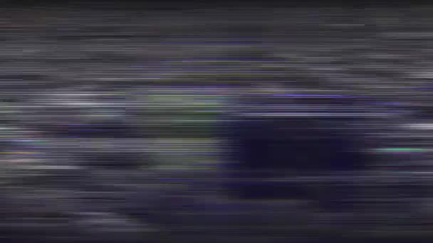 Fallimento Del Sistema Glitch Text Animation Loading Bar Rendering Background — Video Stock