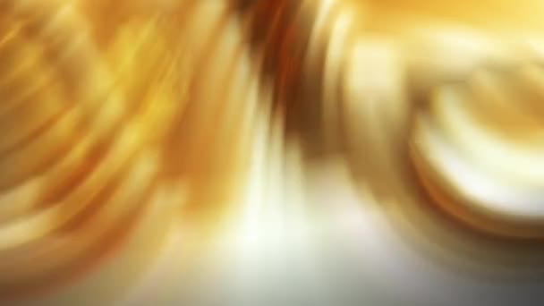 Golden Color Gradient Abstract Motion Graphics — Stock Video