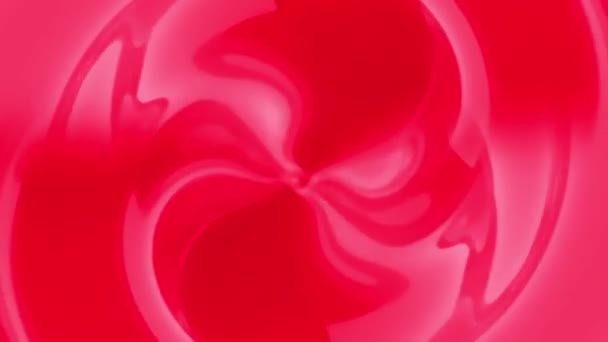 Beautiful Red Color Spinning Swirl Animation Footage — Stock Video