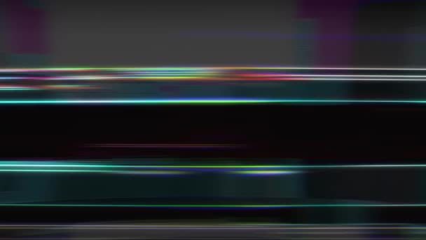 Шум Сигналу Системна Помилка Унікальний Дизайн Поганий Сигнал Цифрові Телевізійні — стокове відео
