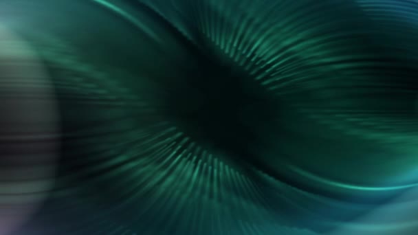 Green Abstract Blurry Strands Background — Stock Video
