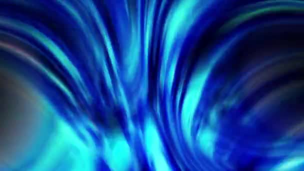 Abstract Dansende Blauwe Neon Animatie — Stockvideo