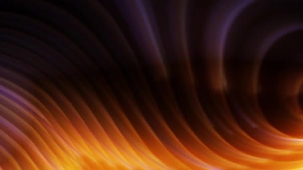 Hilos Amarillos Espiral Rayos Abstractos — Vídeos de Stock