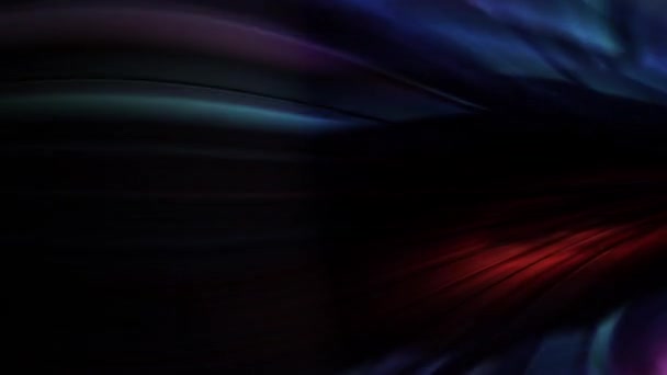 Fondo Oscuro Colorido Con Hebras Luz Multicolores — Vídeos de Stock