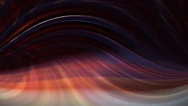 Rushing Arco Multicolor Hebras Animación Abstracta — Vídeos de Stock