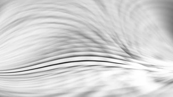 Espiral Blanco Swoosh Hebras Efecto Animación — Vídeos de Stock