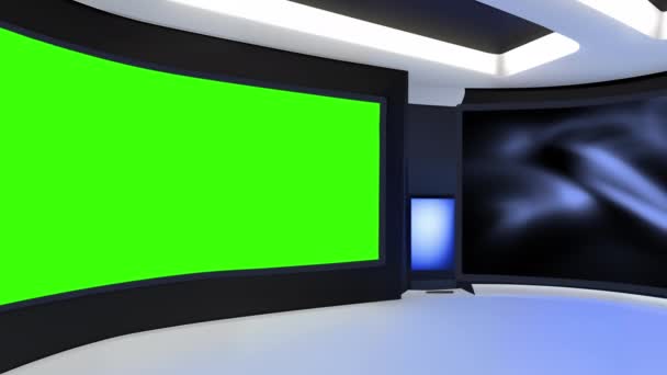 Studio Virtuale Multiuso Con Sfondi Versatili — Video Stock