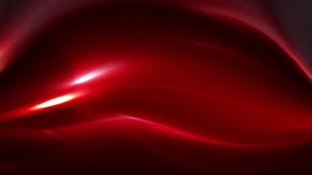 赤の抽象的な背景光が端によってハローを動かす — ストック動画