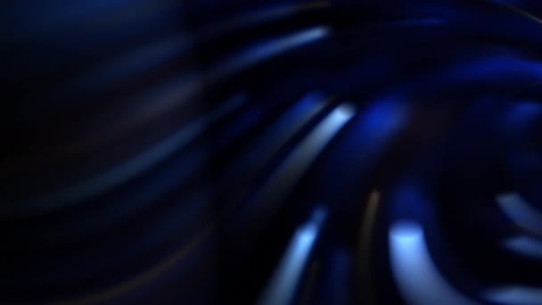 Размытое Фото Черного Фона Белыми Голубыми Тусклыми Полосками Центре Изображения — стоковое видео