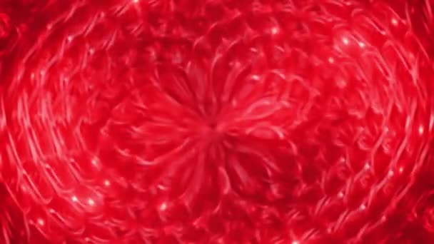 Red Flower Styled Background Animation Footage — Stock Video