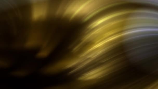 Golden Yellow Straws Tiny Strands Abstract Animation — Stock Video