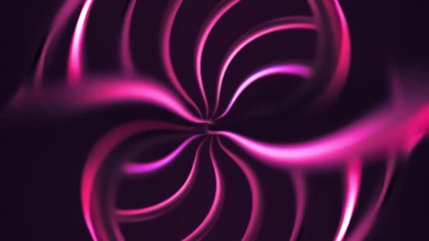 旋转艺术彩色螺旋形抽象动画 — 图库视频影像