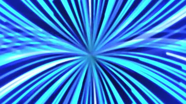 Niebieski Kolor Paski Ruchu Animacja Materiał — Wideo stockowe