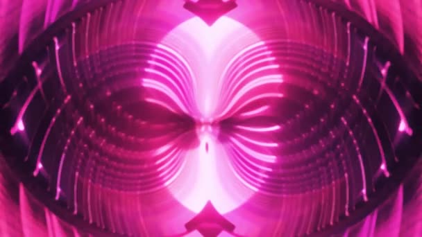 旋转艺术彩色螺旋形抽象动画 — 图库视频影像