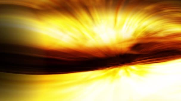 Красивий Жовтий Вид Сонця Абстрактна Анімація — стокове відео