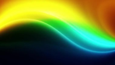 Renkli dalgalı swoosh soyut etki canlandırması