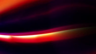 Koyu arkaplan sıcak metal efekti çok renkli bulanık soyut animasyon