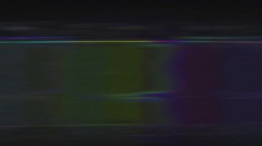 Kötü sinyal eski TV, gürültü arızası rastgele renk karışımı ve diğer efektler