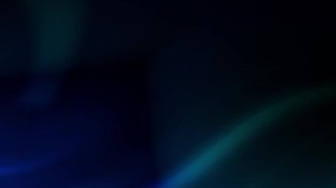 Açık mavi ve yeşil soyut animasyon koyu arkaplan