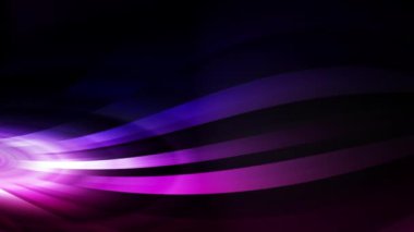 Menekşe üzerine güzel mavi parlak kenar neon animasyon, siyah arkaplan